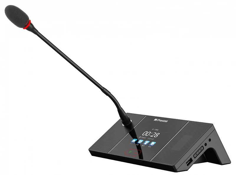 Настольный пульт председателя с электронной именной табличкой Prestel DCS-NPU1C: купить в Москве
